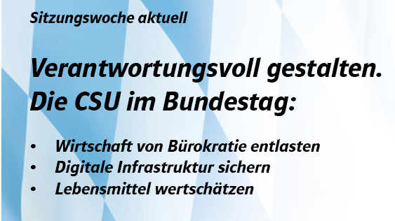 CSU-Landesgruppe: „Sitzungswoche aktuell“