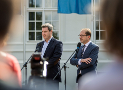 Pressestatement Alexander Dobrindt und Markus Söder