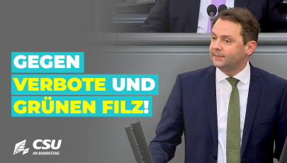 Andreas Lenz: Gegen Verbote und Grünen Filz!