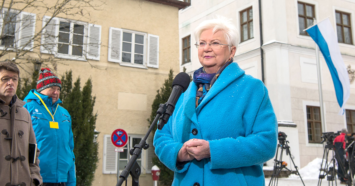 Gerda Hasselfeldt in Kloster Seeon