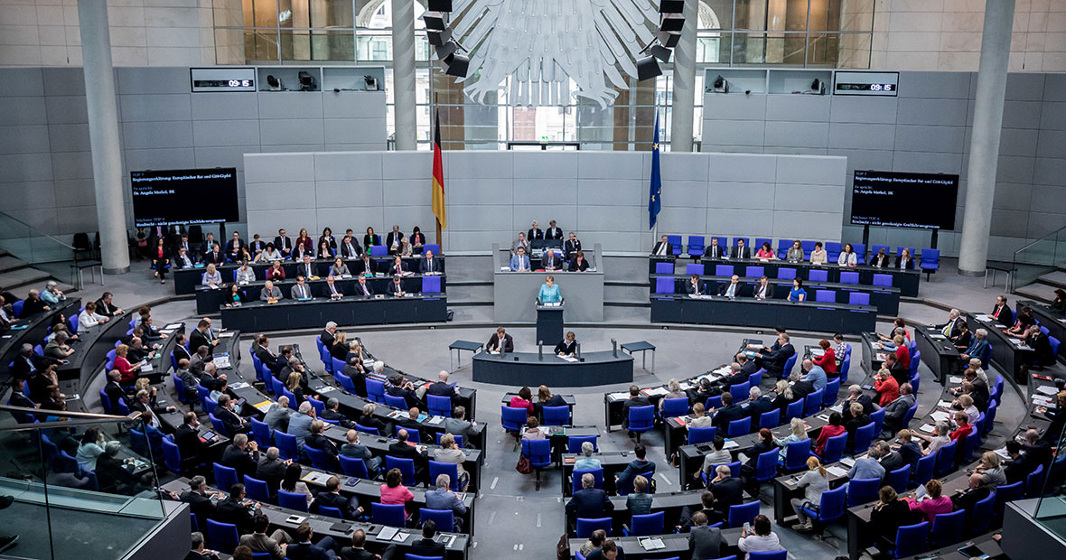 Plenum des Deutschen Bundestages