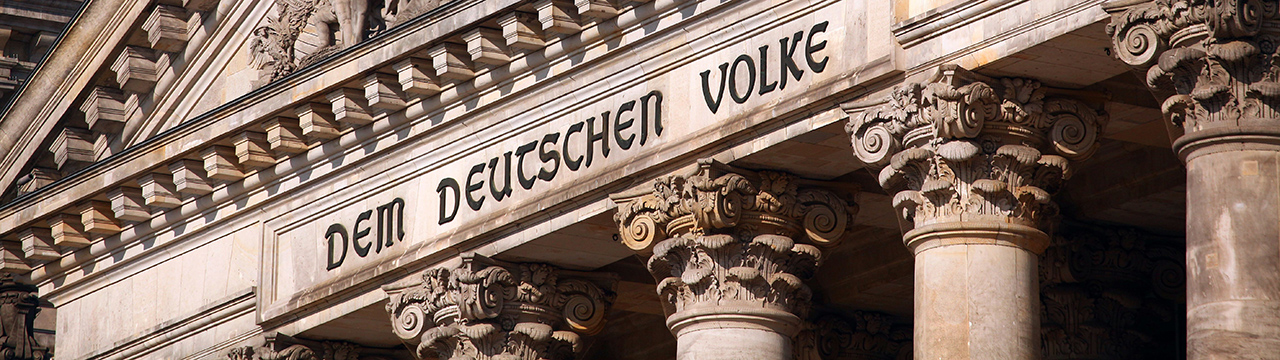 Reichstagsgebäude "Dem Deutschen Volke"