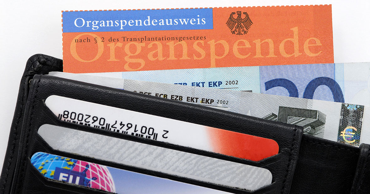 Organspendeausweis