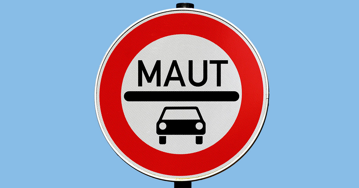 Schild PKW-Maut