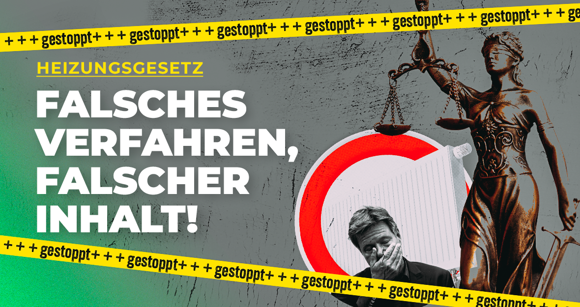 Pic Heizungsgesetz: Falsches Verfahren, falscher Inhalt!