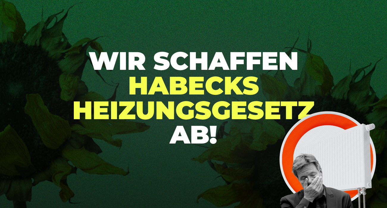 Wir schaffen Habecks Heizungsgesetz ab!