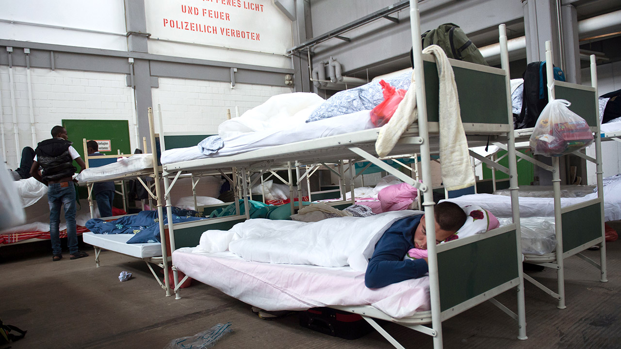 Flüchtlingsunterkunft in München