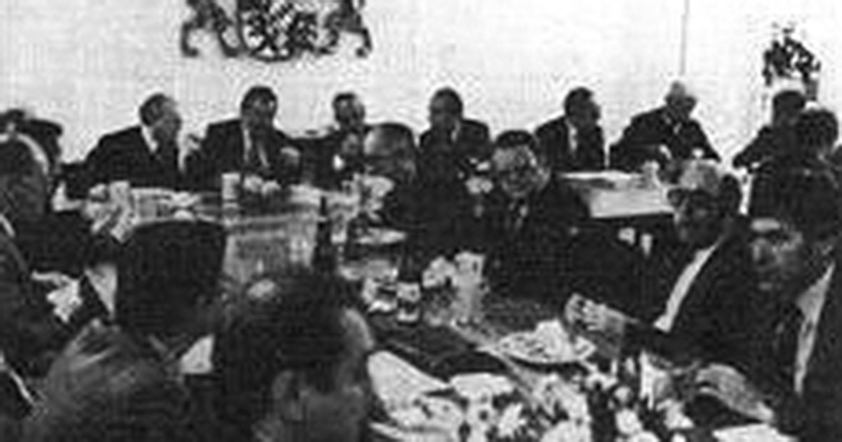 CSU-Landesgruppensitzung Ende der 70er Jahre