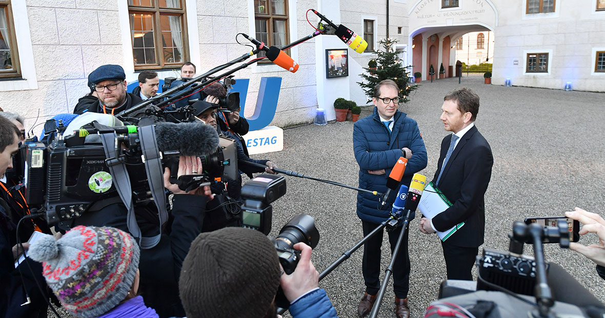 Alexander Dobrindt und Michael Kretschmer