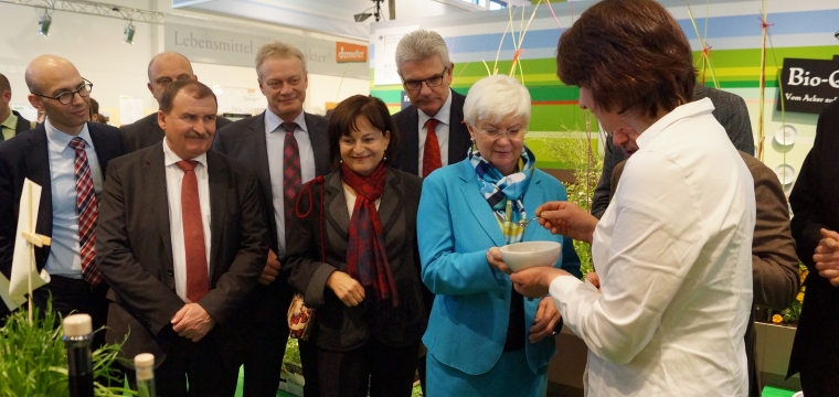CSU-Landesgruppe zu Besuch auf der Grünen Woche in Berlin, der weltweit wichtigsten Messe für Land- und Ernährungswirtschaft sowie Gartenbau
