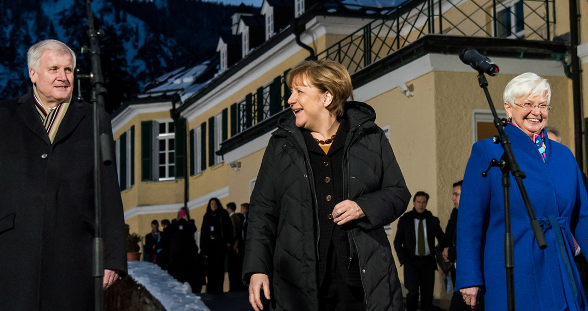 Merkel in Kreuth: Herausforderungen gemeinsam angehen