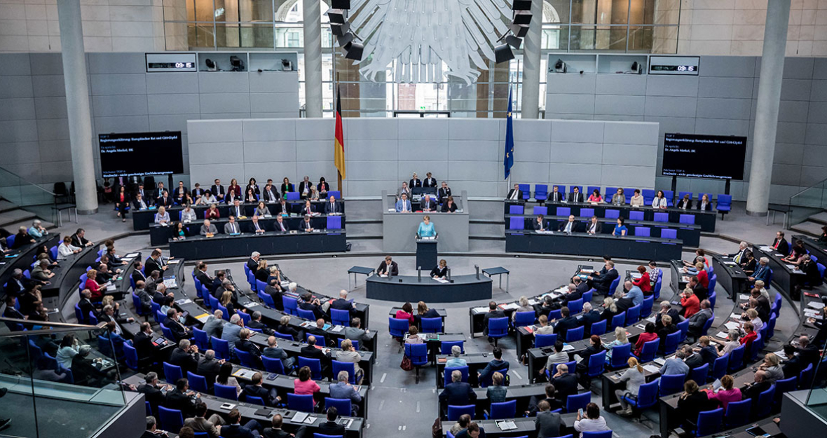 Plenum des Deutschen Bundestages