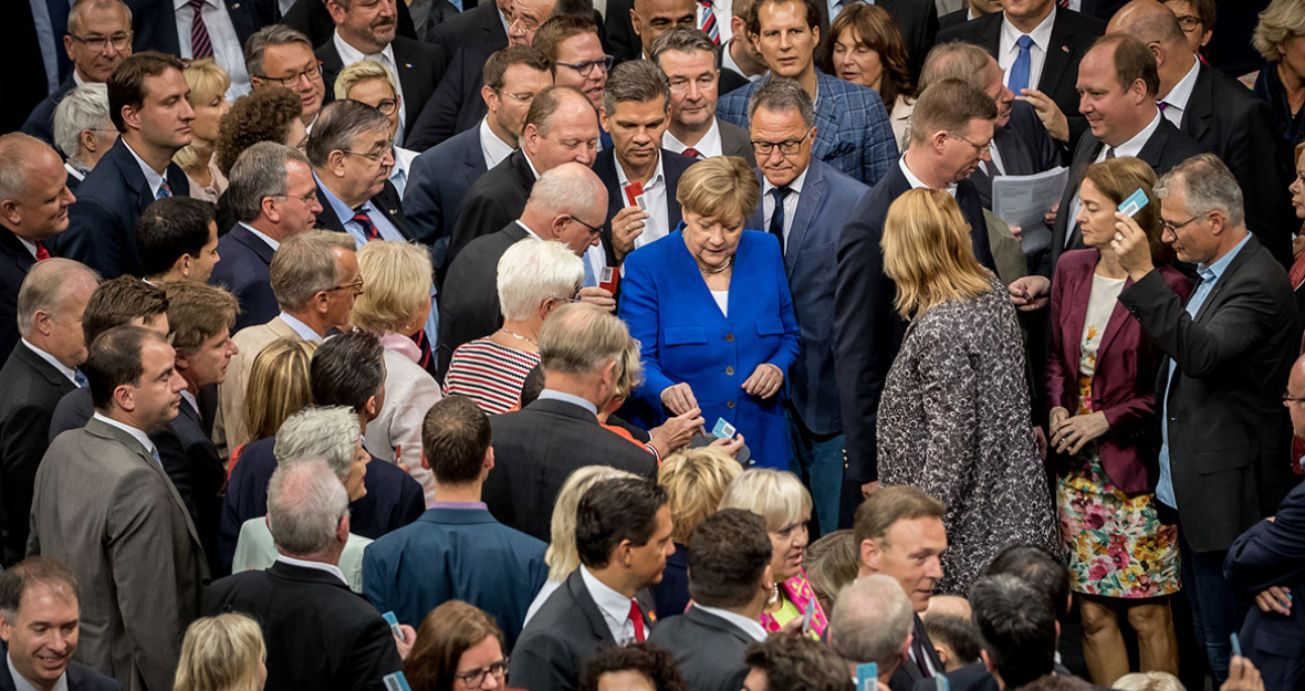 Abstimmung im Deutschen Bundestag über den Gesetzentwurf zur Ehe für alle