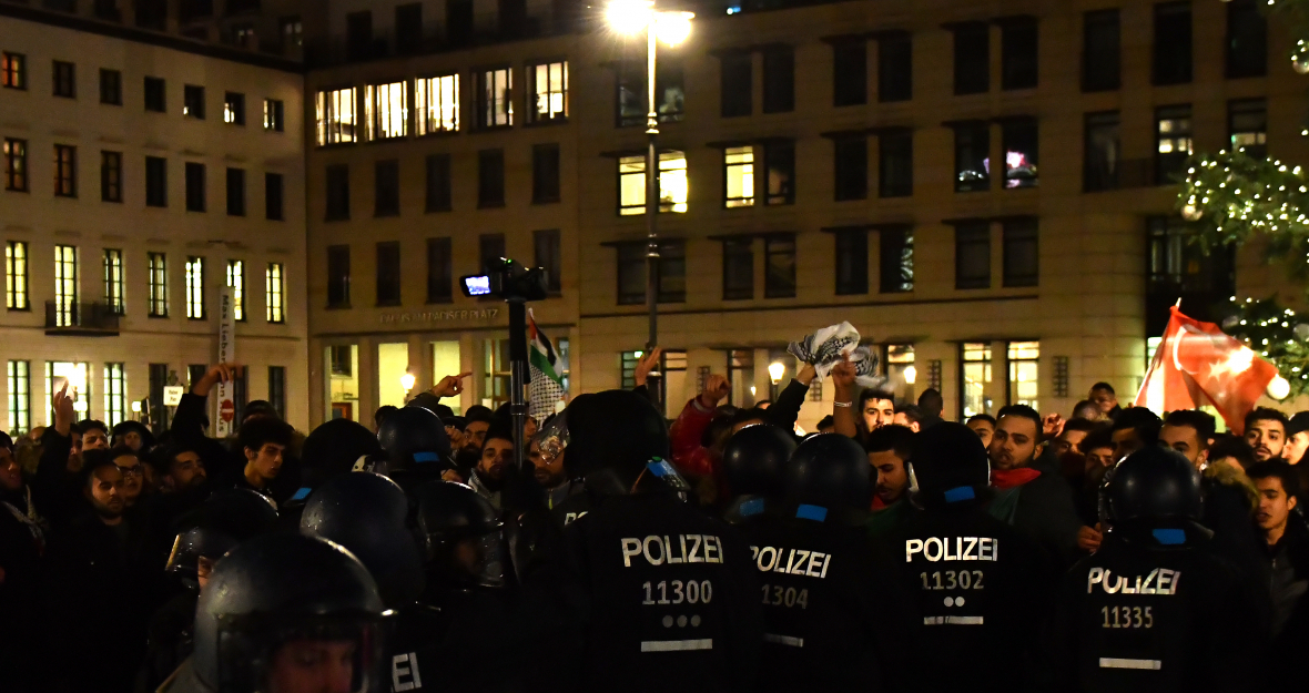 Anti-Israelische Demonstration in Berlin
