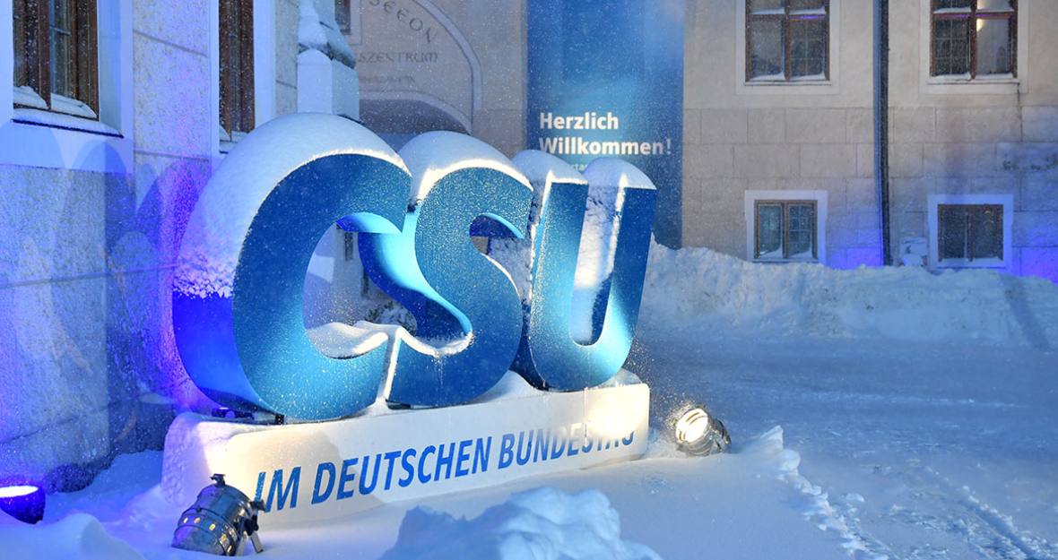 Logo der CSU im Bundestag 