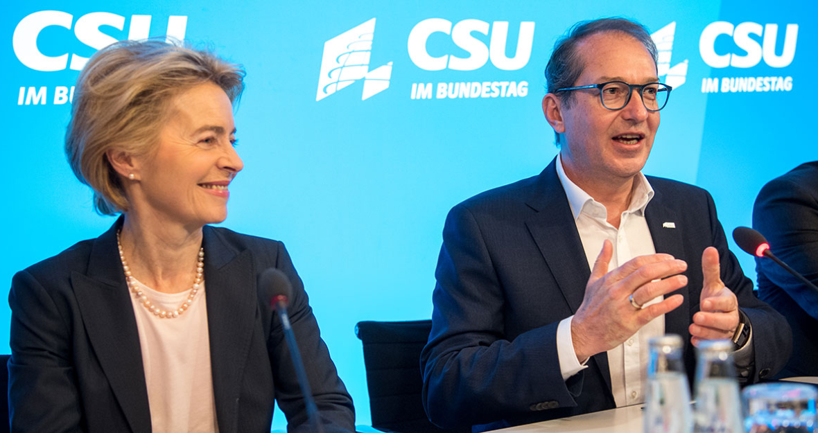 Ursula von der Leyen und Alexander Dobrindt