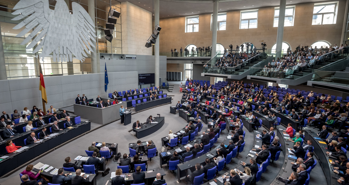 Plenarsaal Deutscher Bundestag