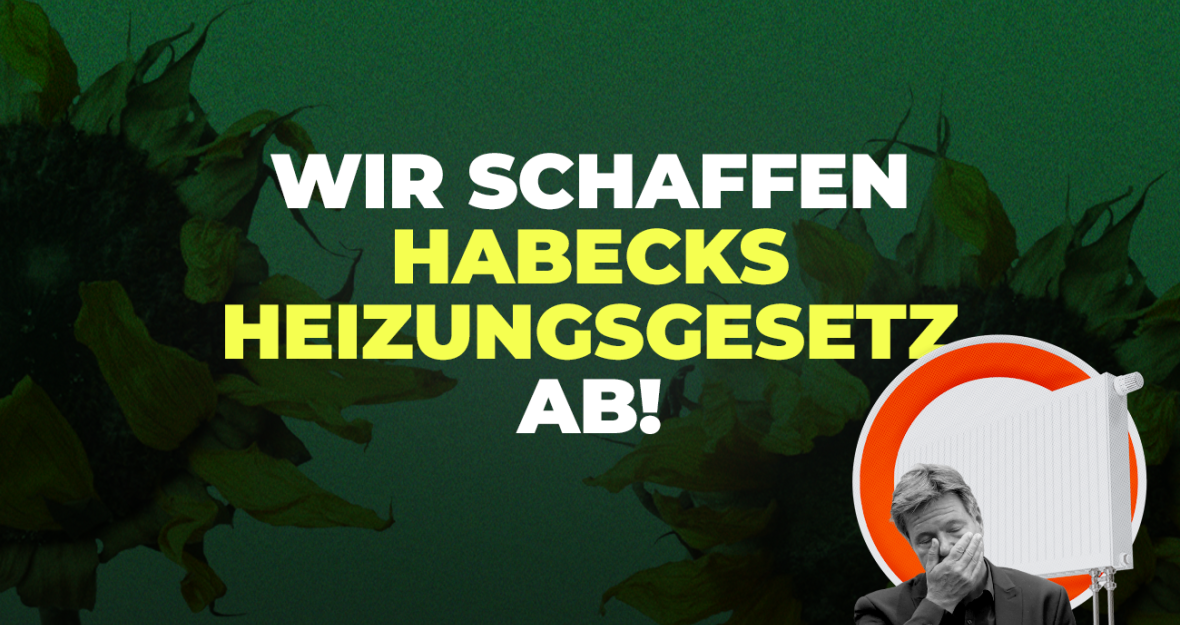 Wir schaffen Habecks Heizungsgesetz ab!