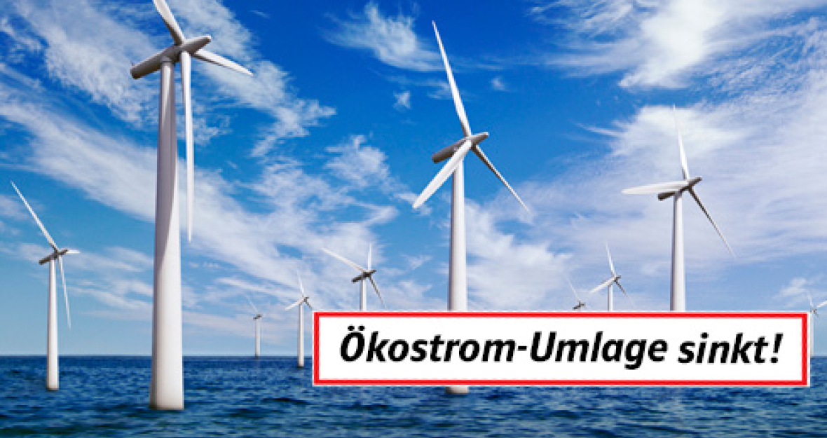 Anstieg der Ökostrom-Umlage aufgehalten Anstieg der Ökostrom-Umlage aufgehalten_490x275