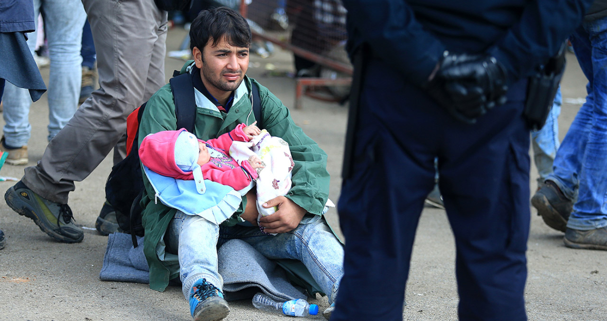 Flüchtlingscamp in Opatovac (Kroatien)