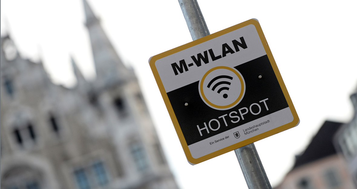 Städtischer Wlan-Hotspot in München