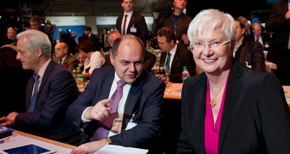 CSU-Landesgruppenvorsitzende Gerda Hasselfeldt auf dem Parteitag 2013 CSU-Landesgruppenvorsitzende Gerda Hasselfeldt auf dem Parteitag 2013