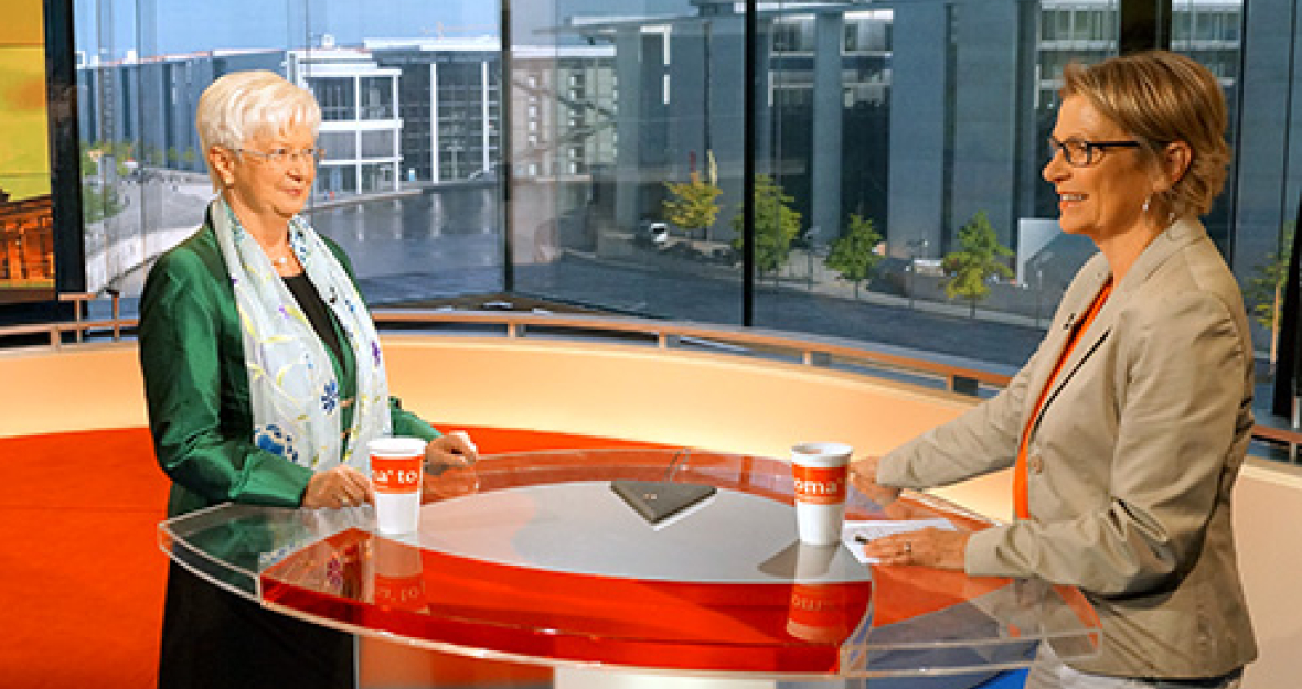 Gerda Hasselfeldt im Interview mit dem ARD-Morgenmagazin