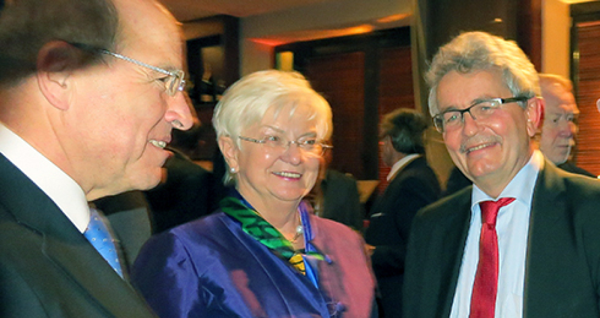 v.l.n.r.: Alfred Gaffal, Gerda Hasselfeldt und Bertram Brossardt v.l.n.r.: Alfred Gaffal, Gerda Hasselfeldt und Bertram Brossardt