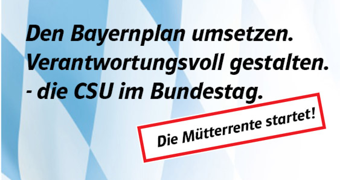 Die Mütterrente startet! Die Mütterrente startet!_490x275