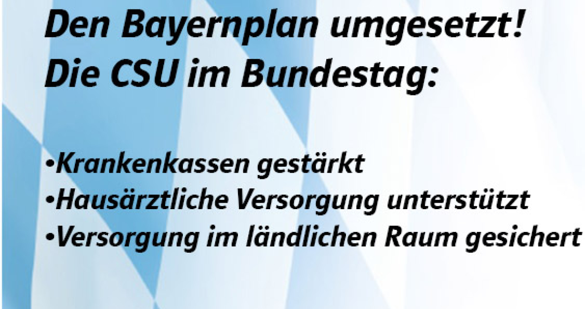 Bayernplan: Gesundheitspolitik Bayernplan: Gesundheitspolitik 490x275