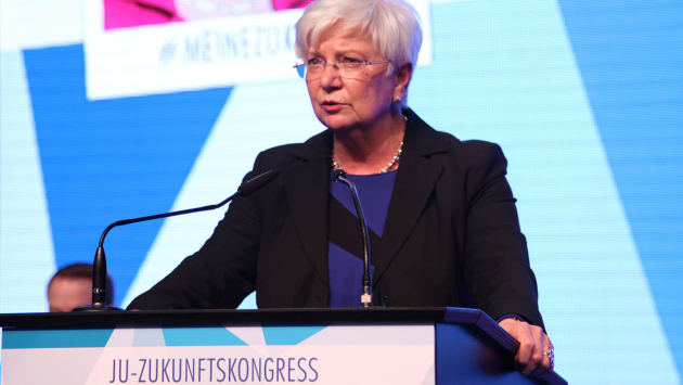 Gerda Hasselfeldt als Gastrednerin auf dem JU-Zukunftskongress