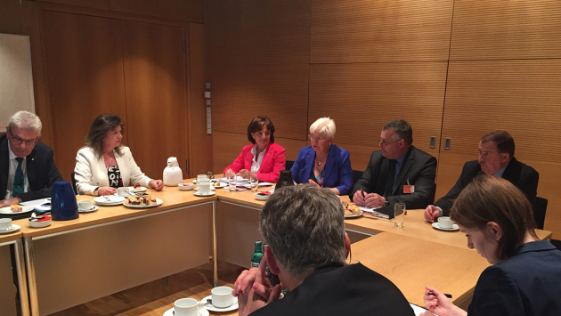 CSU-Landesgruppe im Gespräch mit Walter Heidl