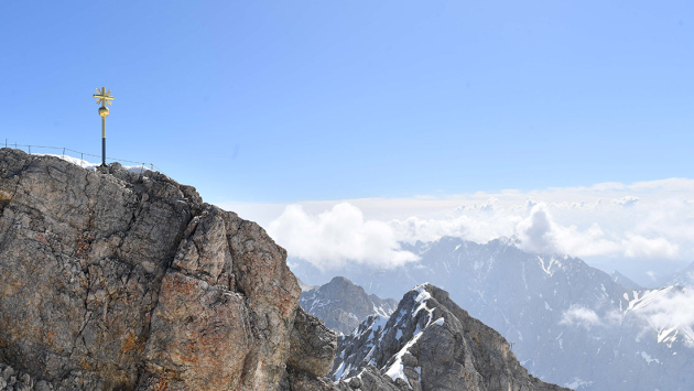 Gipfelkreuz auf der Zugspitze