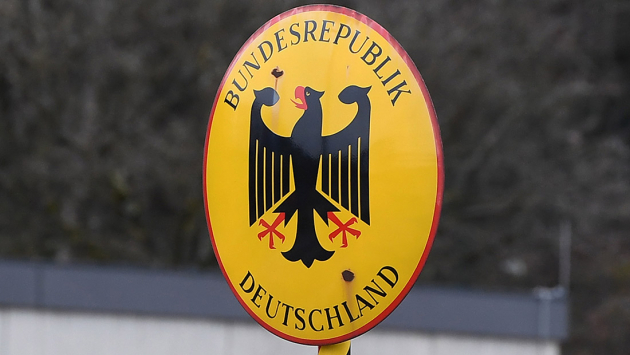 Grenzschild Bundesrepublik Deutschlad
