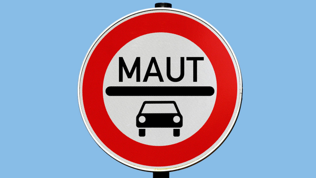 Schild PKW-Maut