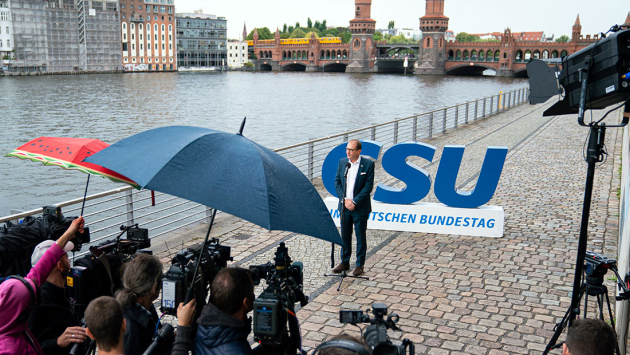 Alexander Dobrindt bei der KickOff-Pressekonferenz