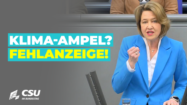 Anja Weisgerber: Klima-Ampel? Fehlanzeige!