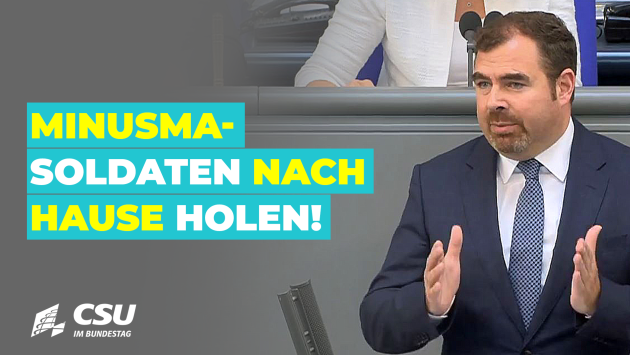 Florian Hahn im Plenum des Deutschen Bundestages