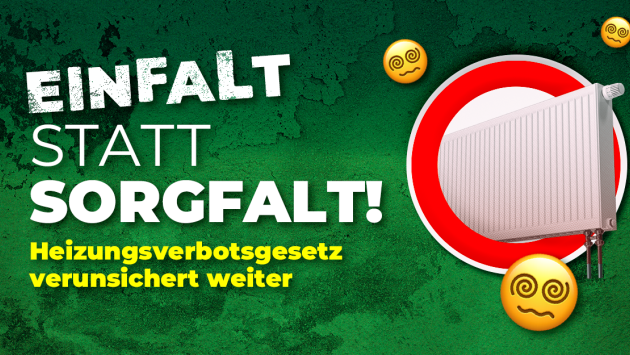 Sharepic Einfalt statt Sorgfalt