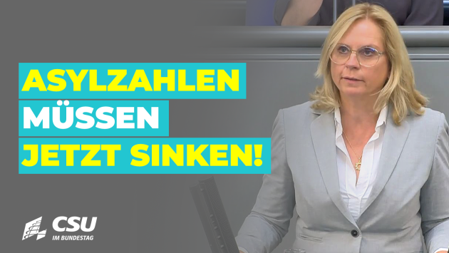 Andrea Lindholz im Plenum des Deutschen Bundestages