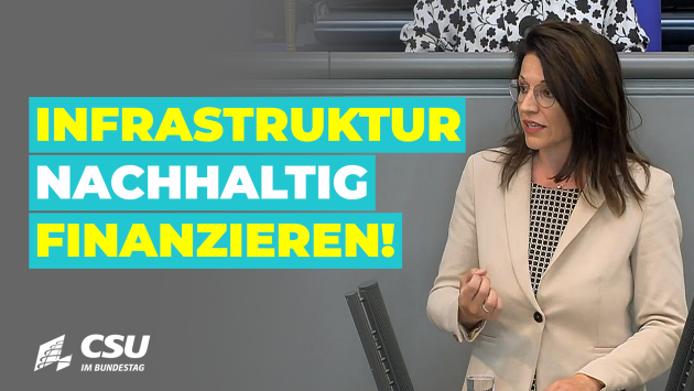 Martina Englhardt-Kopf: Infrastruktur nachhaltig finanzieren!