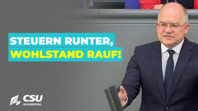 Sebastian Brehm: Steuern runter, Wohlstand rauf!