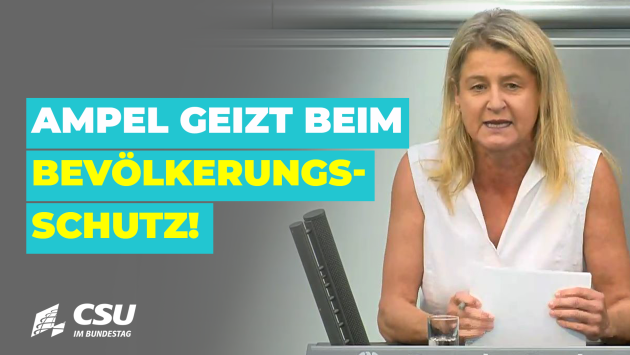 Mechthilde Wittmann im Plenum des Deutschen Bundestages