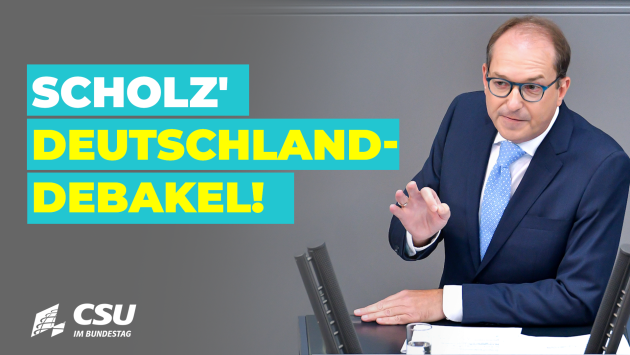 Alexander Dobrindt im Plenum des Deutschen Bundestages