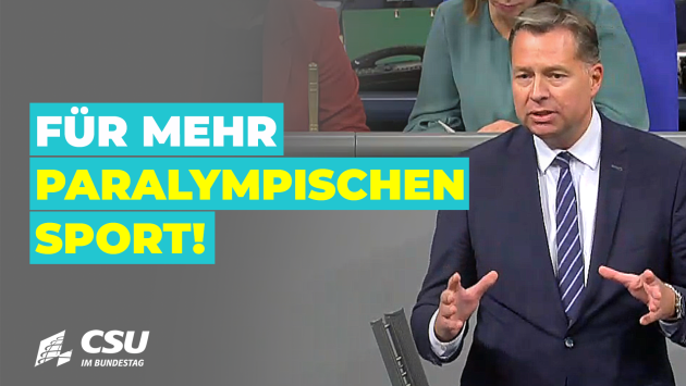 Stephan Mayer im Plenum des Deutschen Bundestages