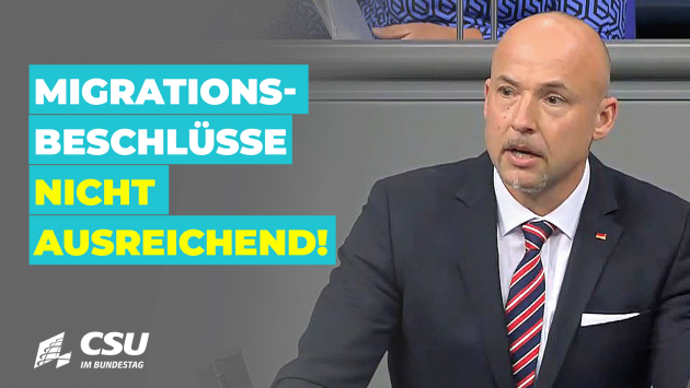 Alexander Hoffmann im Plenum des Deutschen Bundestages