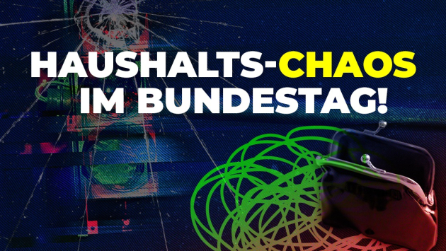 Sharepic Haushaltschaos Sharepic Haushaltschaos