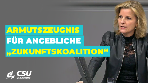 Daniela Ludwig am Rednerpult im Plenum des Deutschen Bundestages