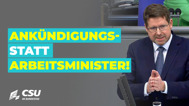 Stephan Stracke am Rednerpult im Plenum des Deutschen Bundestages