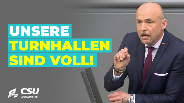 Alexander Hoffmann im Plenum des Deutschen Bundestages